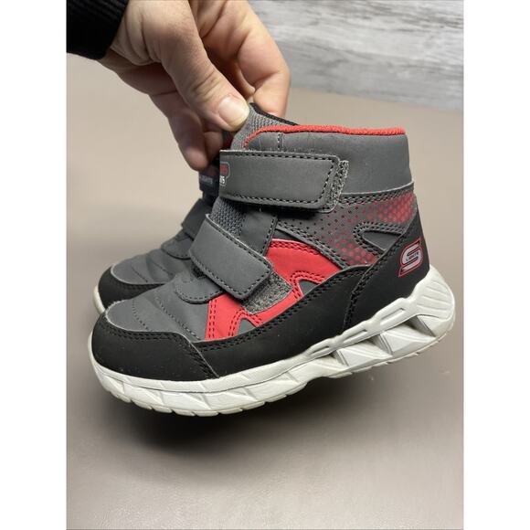 Sketchers S Lights Boots Roomy Fit Toddler Size 9 Lot Of 3 Pairs Of Shoes - Picture 6 of 16